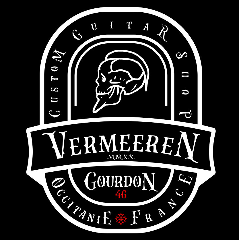 Vermeeren guitars Gourdon 46. Custom guitar shop.
